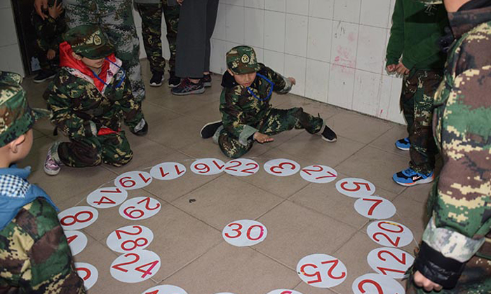 廣州小學(xué)生軍事冬令營(yíng)參加