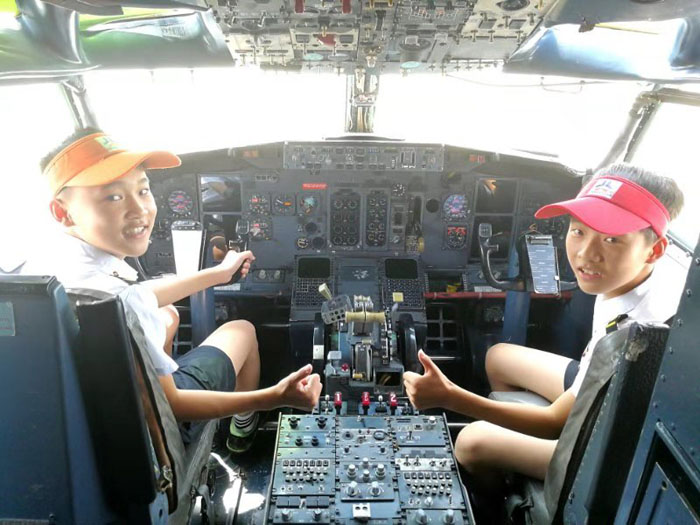 湖北小學生航空冬令營