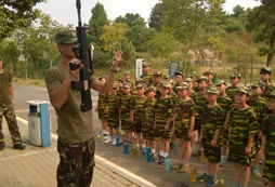 冬令營實現(xiàn)孩子綠色軍營夢