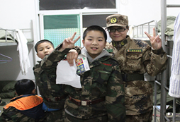 在上海西點軍訓(xùn)基地度過一個不一樣的寒假