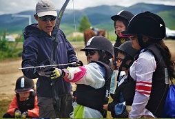 學(xué)射箭