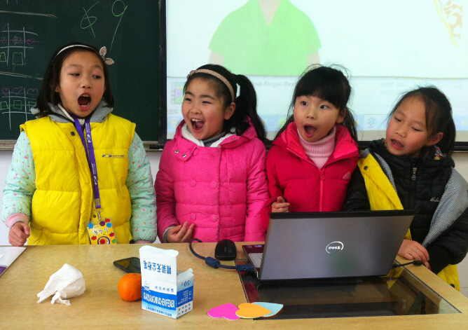 孩子參加英語冬令營的洗禮